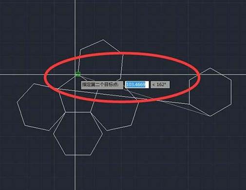 CAD怎么對(duì)齊多個(gè)六邊形