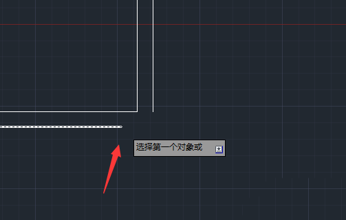 CAD怎么連接兩條垂直不相交的線段