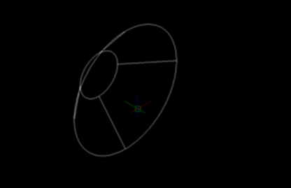 CAD三維設(shè)計(jì)中用旋轉(zhuǎn)命令畫圓臺