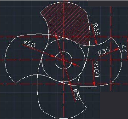 怎么用CAD繪制風(fēng)扇扇葉？
