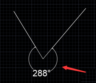 CAD中如何標注較大的角度？