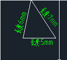 CAD如何繪制一個簡單地三角形？