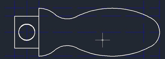 CAD如何設(shè)計(jì)簡單的手柄？