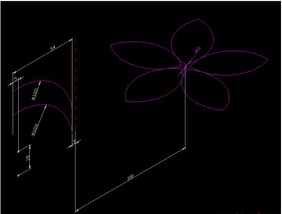 CAD如何設(shè)計花？