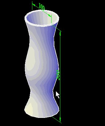 CAD怎樣設(shè)計(jì)簡易花瓶